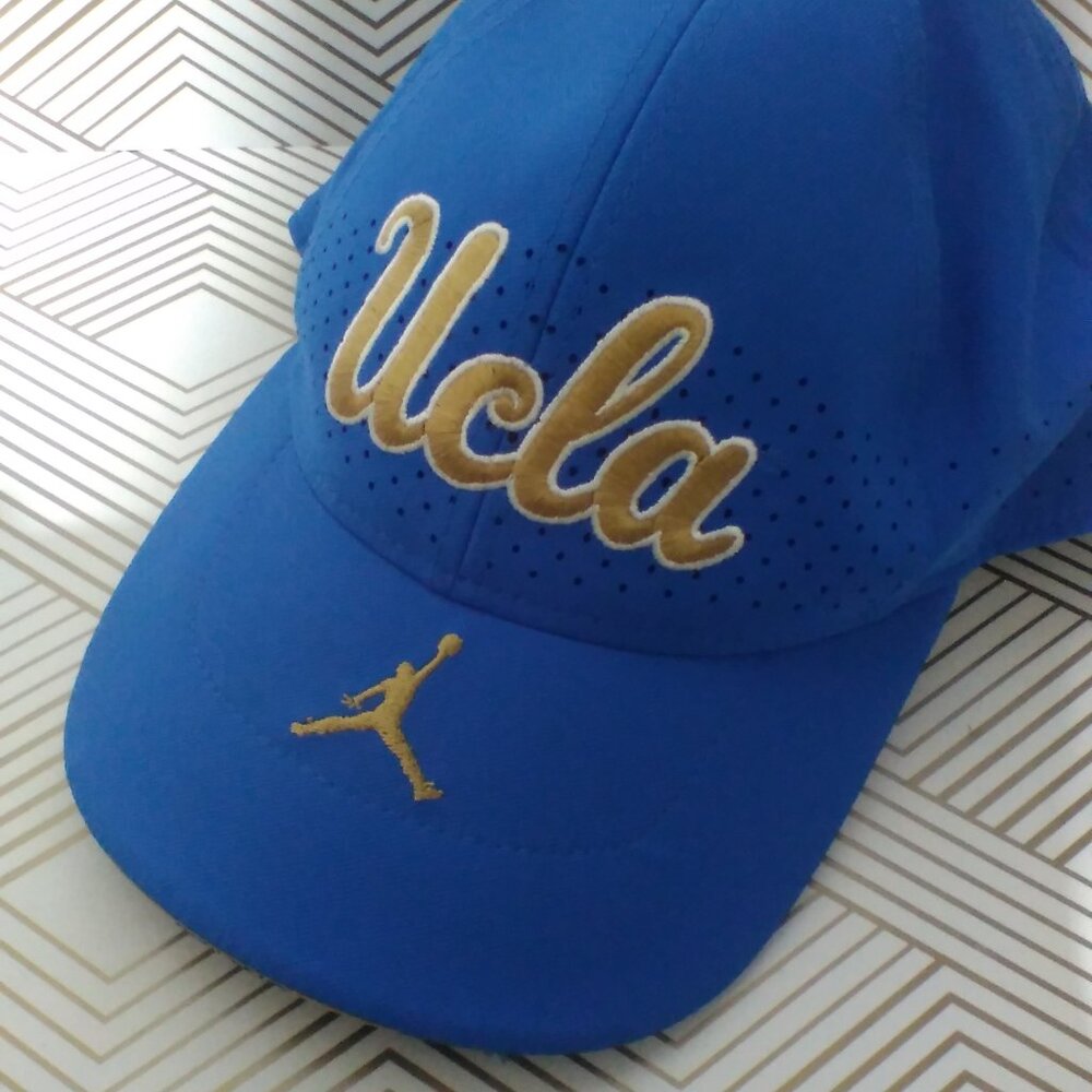 UCLA cap in blue and gold